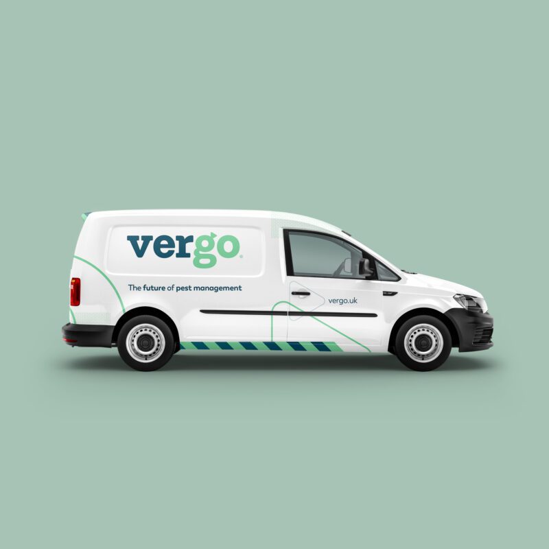 White van with Vergo livery