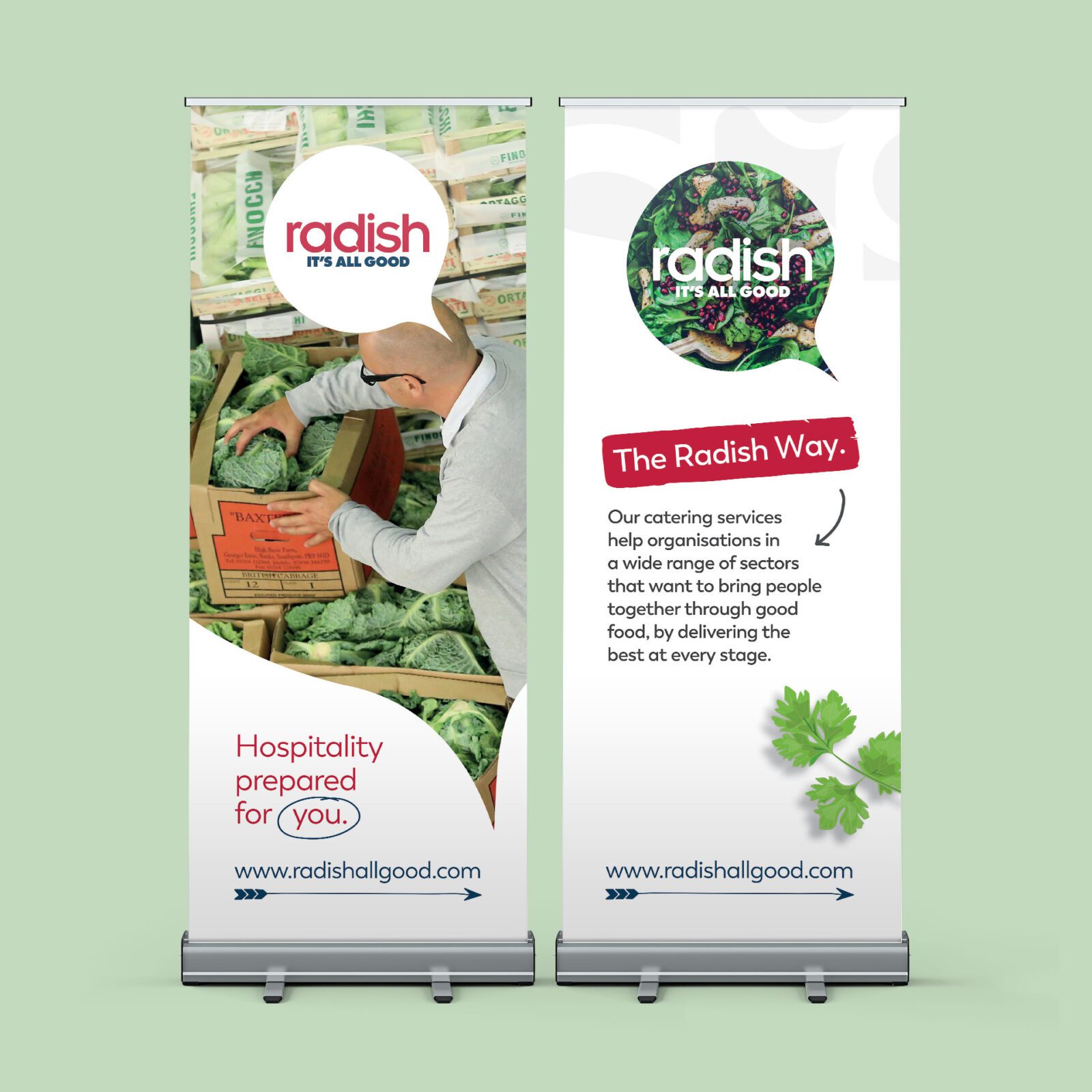 Radish Pull-up Banner